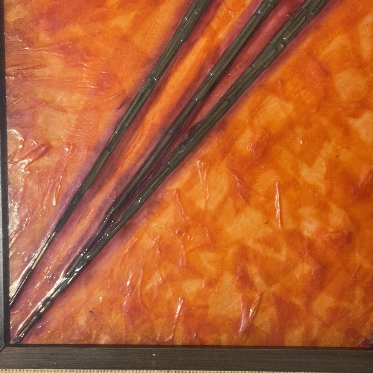 Antonio Secci, Brutalist Abstract Painting, Mixed Media On Panel, Italy Milano 1969-photo-4
