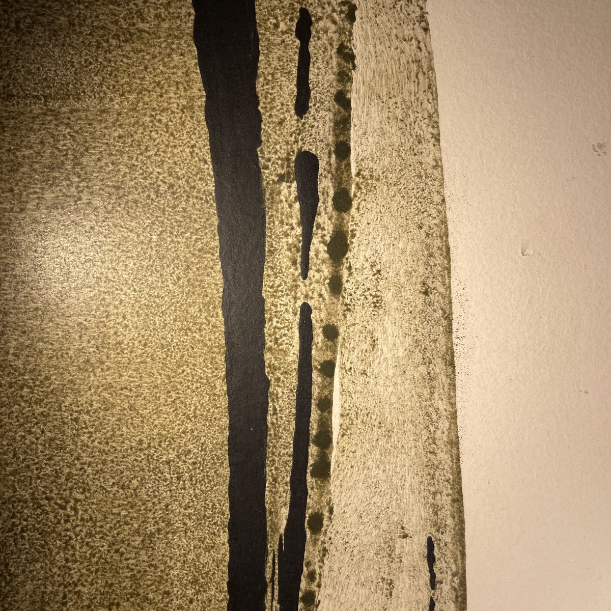 Georges (géo) De Vlamynck, Abstract Painting, Oil On Panel, Ca 1960-photo-4