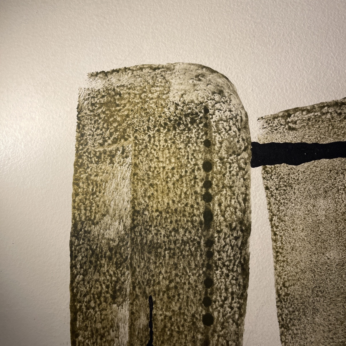 Georges (géo) De Vlamynck, Abstract Painting, Oil On Panel, Ca 1960-photo-1