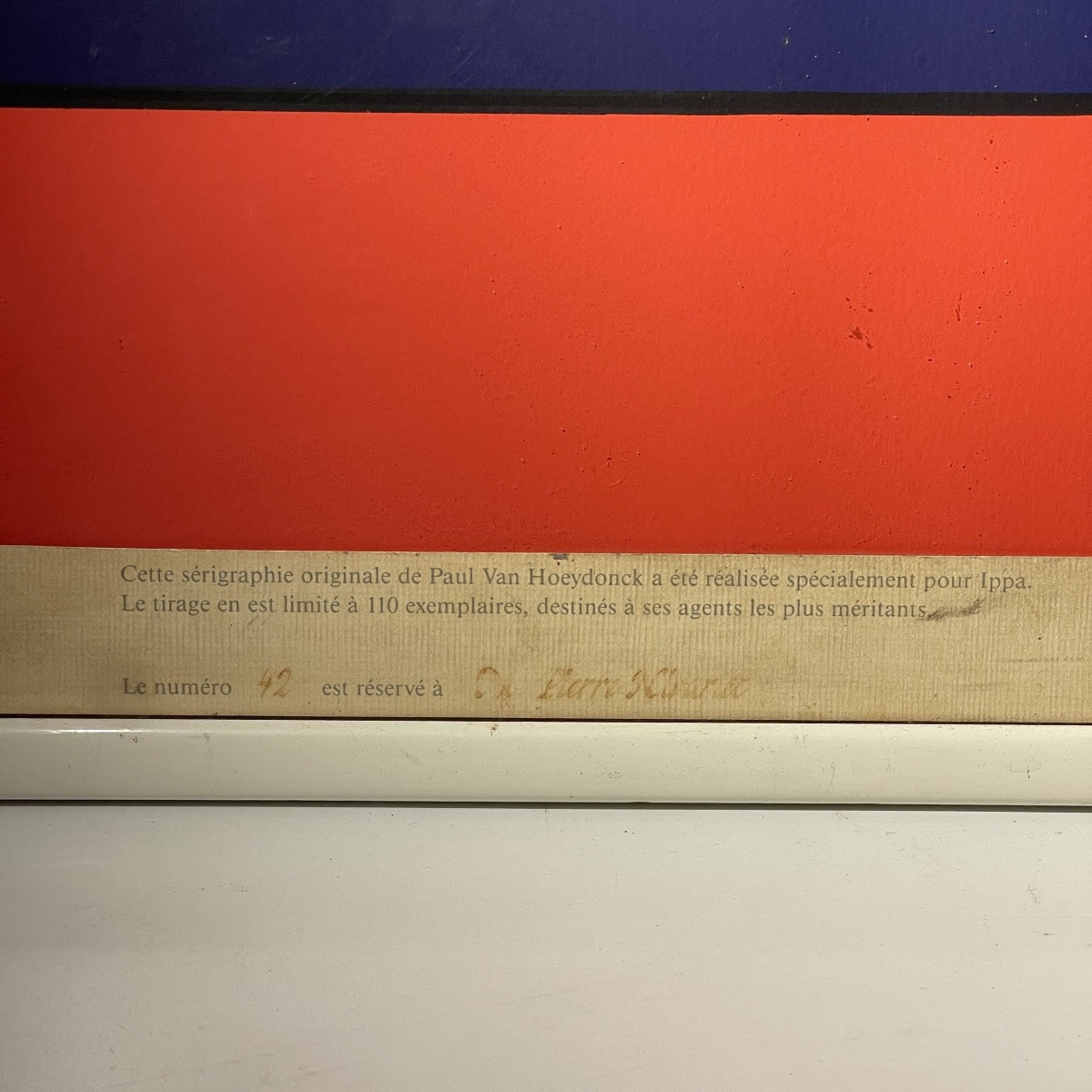 Paul Van Hoeydonck, Screenprint 'ippa' Pop Art N42/110, 1987-photo-4