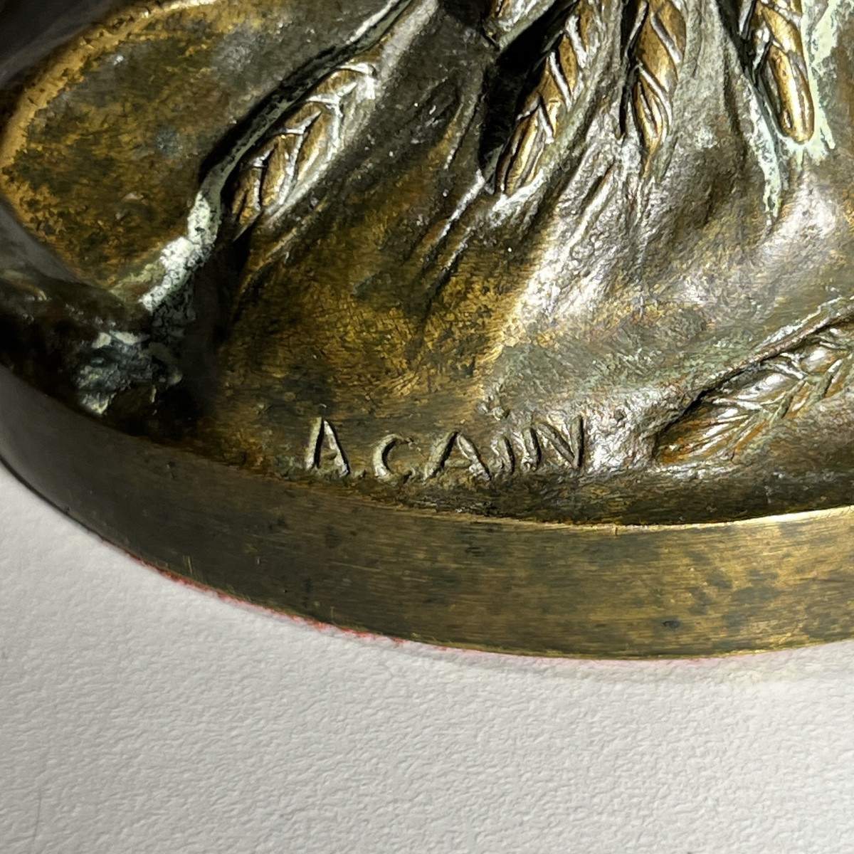 AUGUSTE NICOLAS CAIN pour SUSSE FRERES "Le réveil" sculpture bronze coq français, XIXe s-photo-5