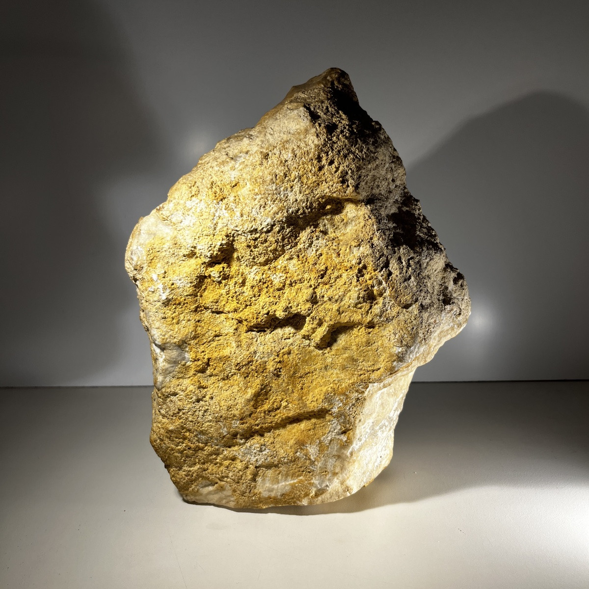 Georg Glaser "Visage de femme" sculpture buste / masque en marbre, ca 1980-photo-2