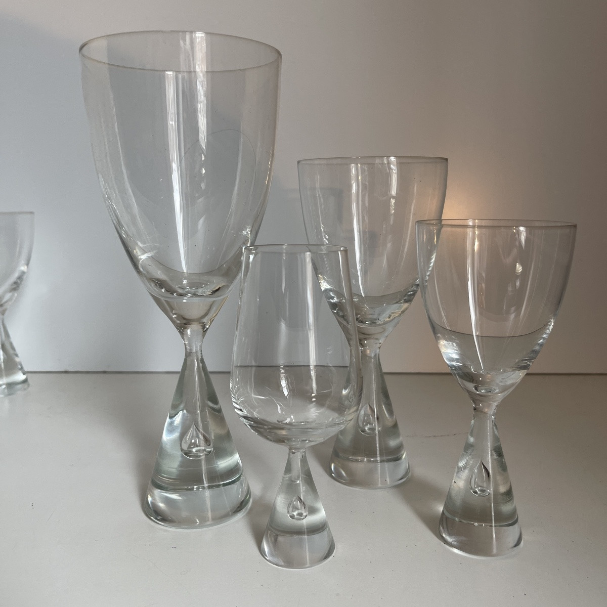 Bent Severin / Holmegaard "princess" Design Service 33 Pieces: Denmark 1958-photo-3