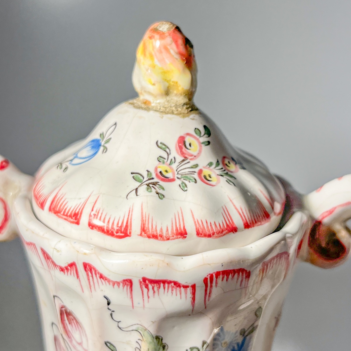 Joseph Gaspard Robert, Faïencerie de Marseille, paire de vases-photo-5