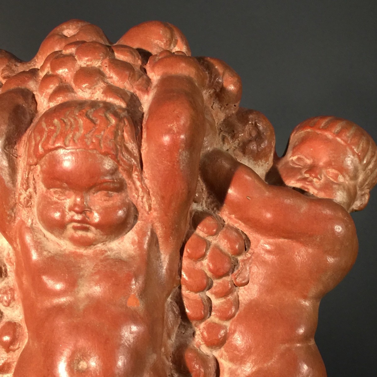 Joseph Witterwulghe "abundance & Putti", Art Deco Terracotta Sculpture, 1925-photo-2