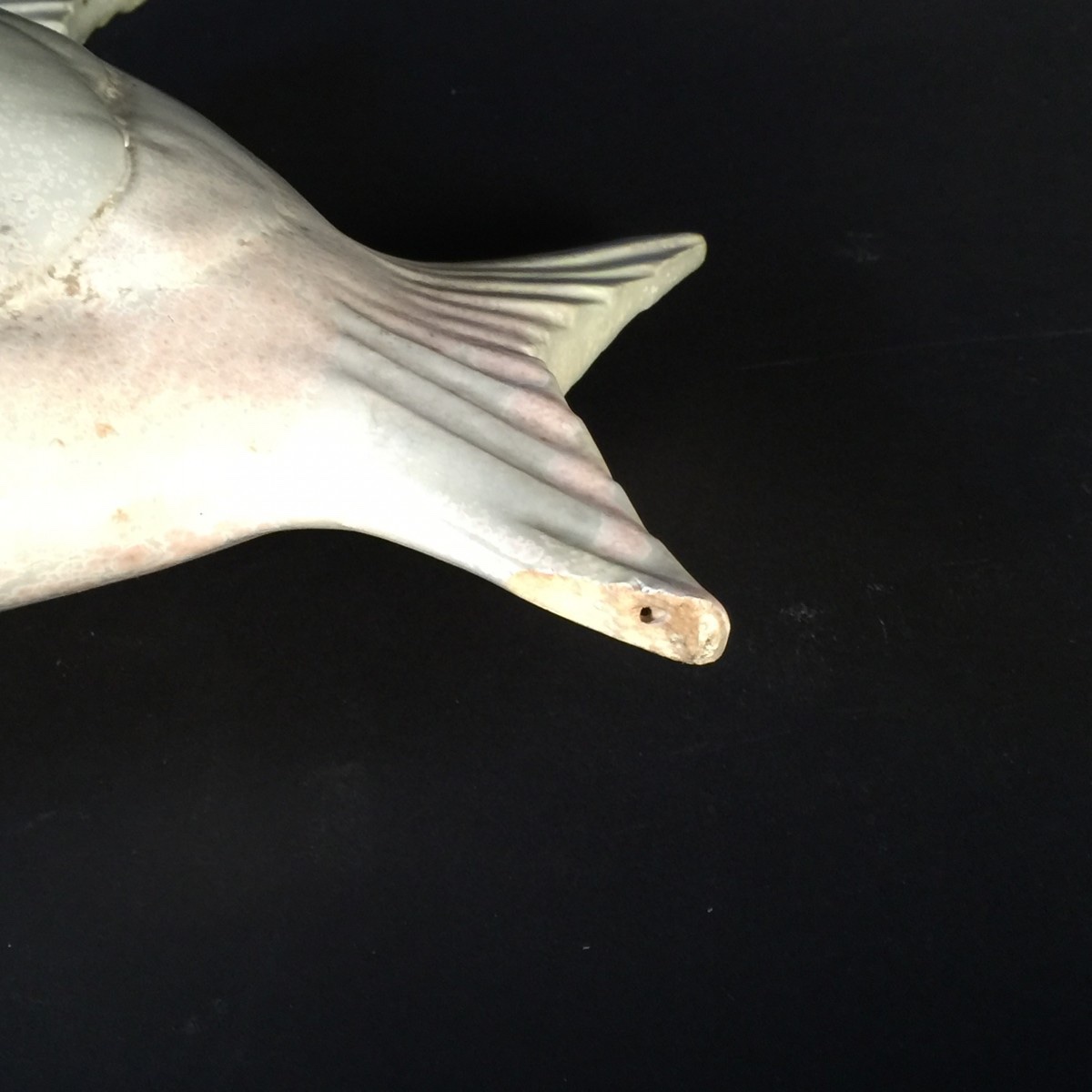 Roger Guerin "Fish" Art Deco - Earthwear Sculpture Grès Salé - Circa 1925/1930-photo-5
