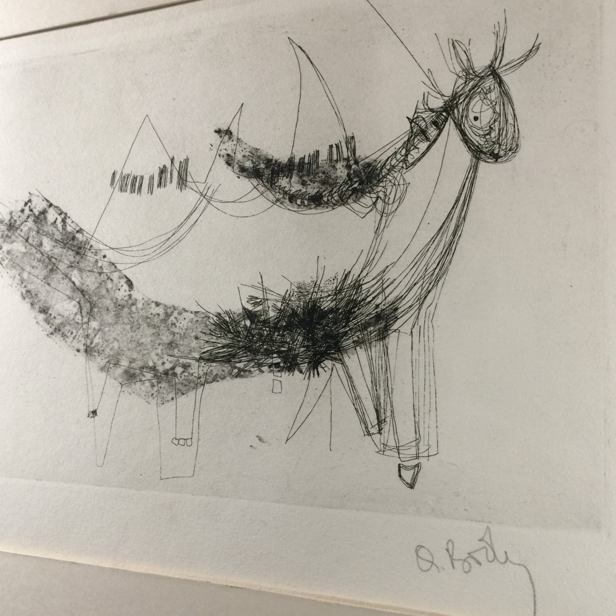 Anne Body "anonymous 20th Century", Engraving 3/17, Circa 1965-photo-1