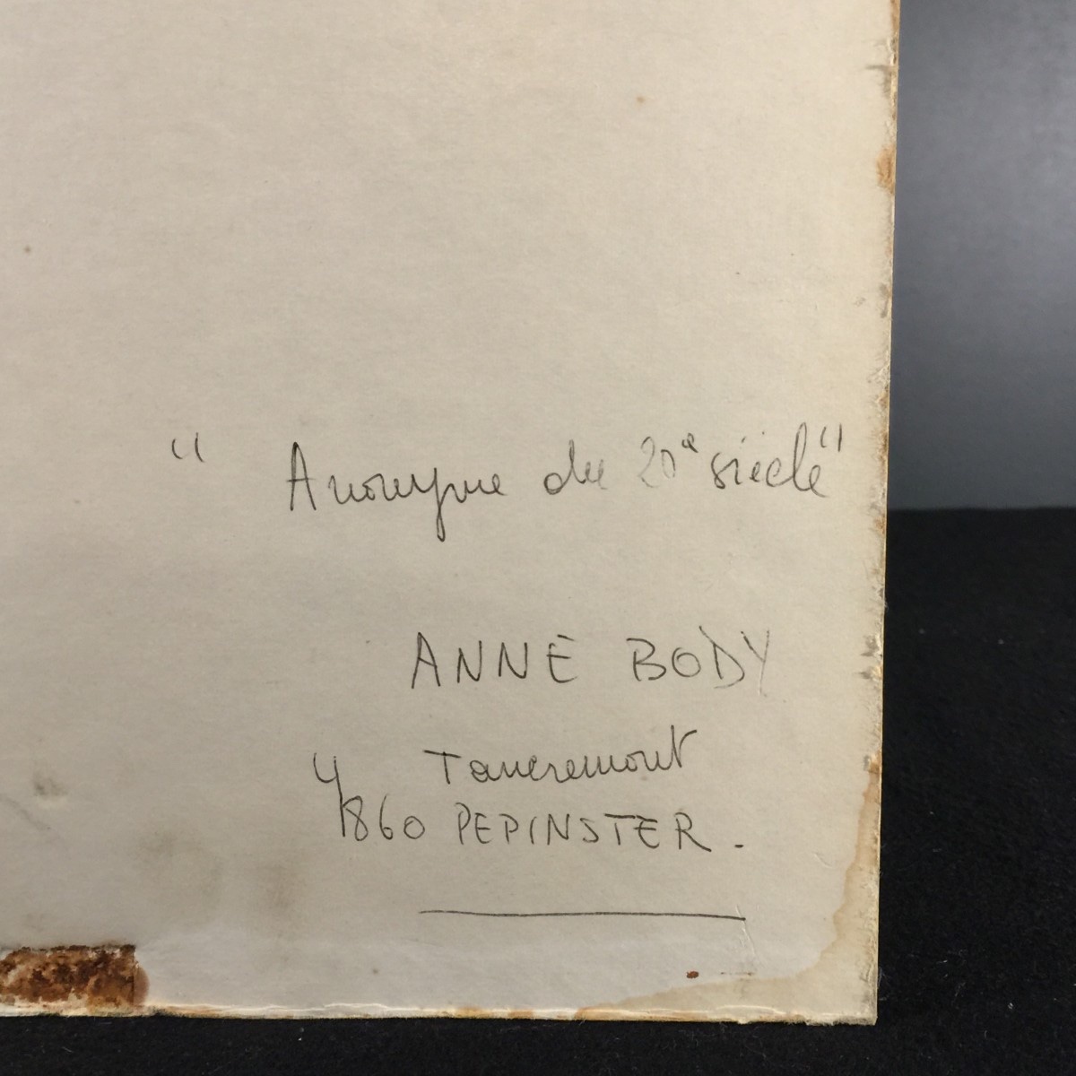 Anne Body "anonymous 20th Century", Engraving 3/17, Circa 1965-photo-3