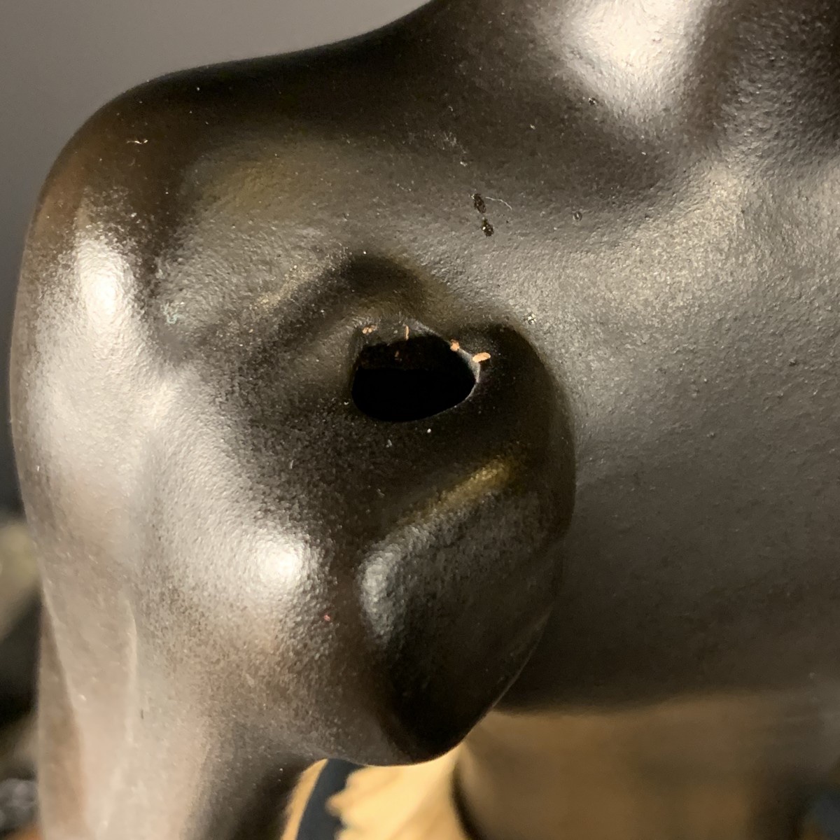 Anzengruber Keramik, Sculpture Of A Naked Watusi African Woman With A Ceramic Shield, Circa 1950-photo-5