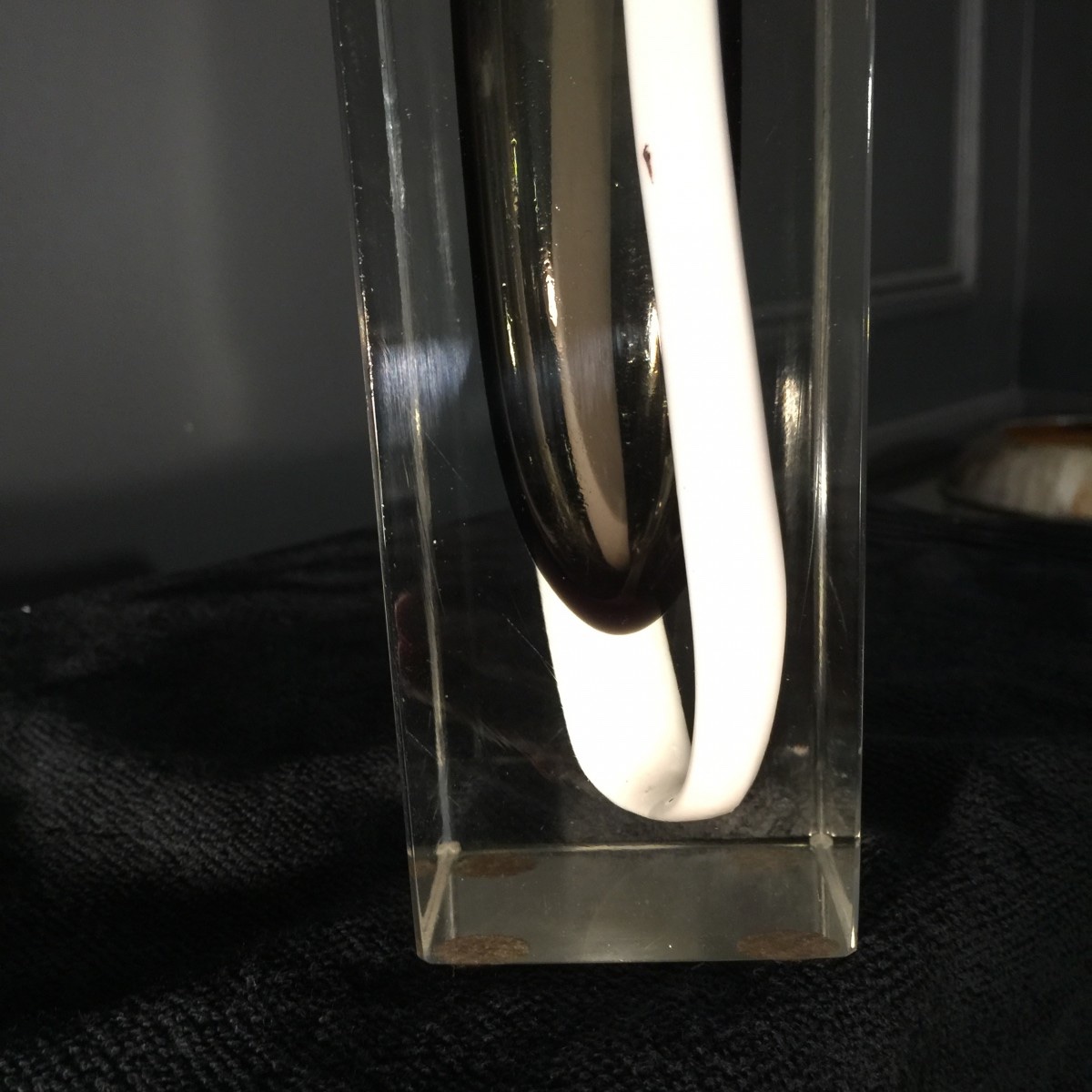 Flavio Poli For Seguso Vetri d'Arte, Multi-layer Glass Vase Called Sommerso, Murano, Circa 1960-photo-2