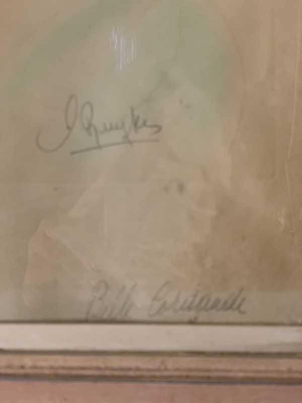 Roger De Ruycke For Hebbelinck, Portrait Of A Nude Woman, Aquatint Engraving Surrealist Fantasy-photo-5