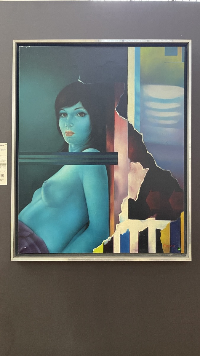 Erwin Mackowiak "deborah 75" Hyperrealistic Pop Art Painting, Oil On Canvas, 1975-photo-3