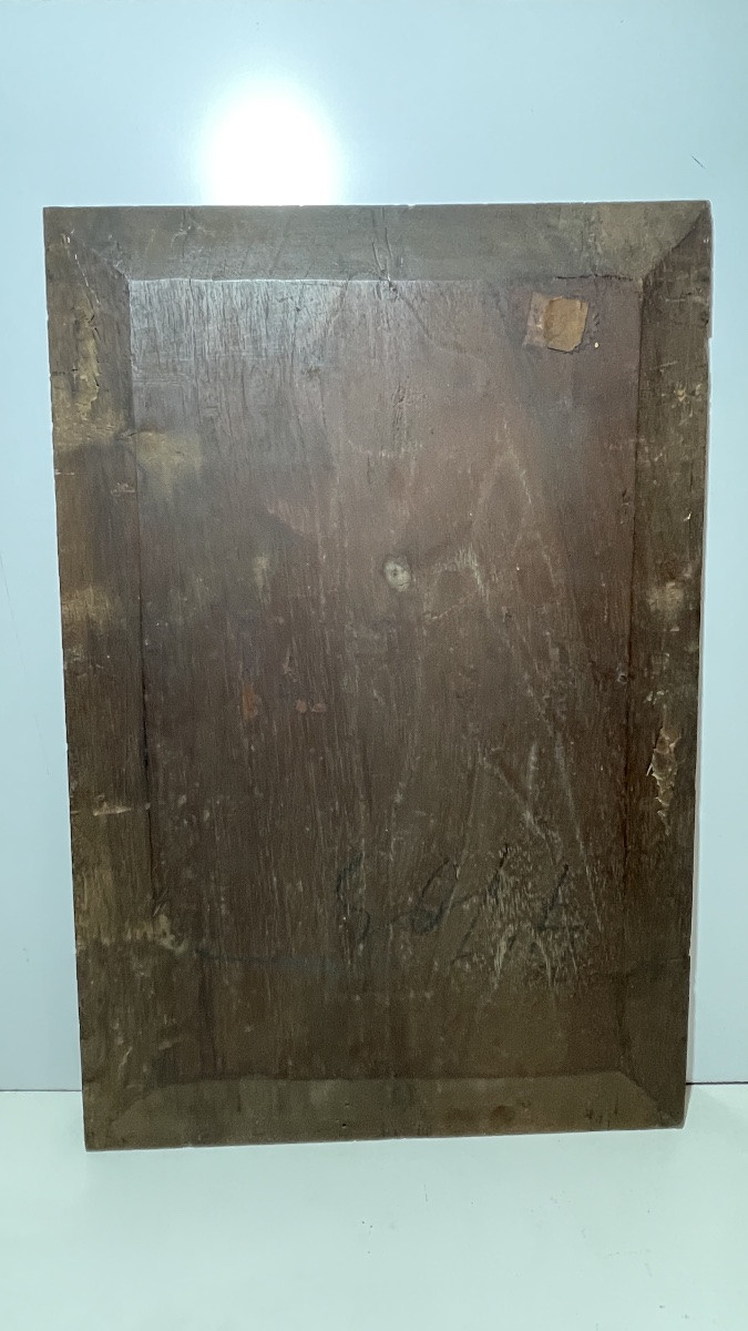 Narcisse Virgile Diaz De La Pena "gallant Scene In The Park" Oil Painting On Panel, Ca. 1850-photo-7