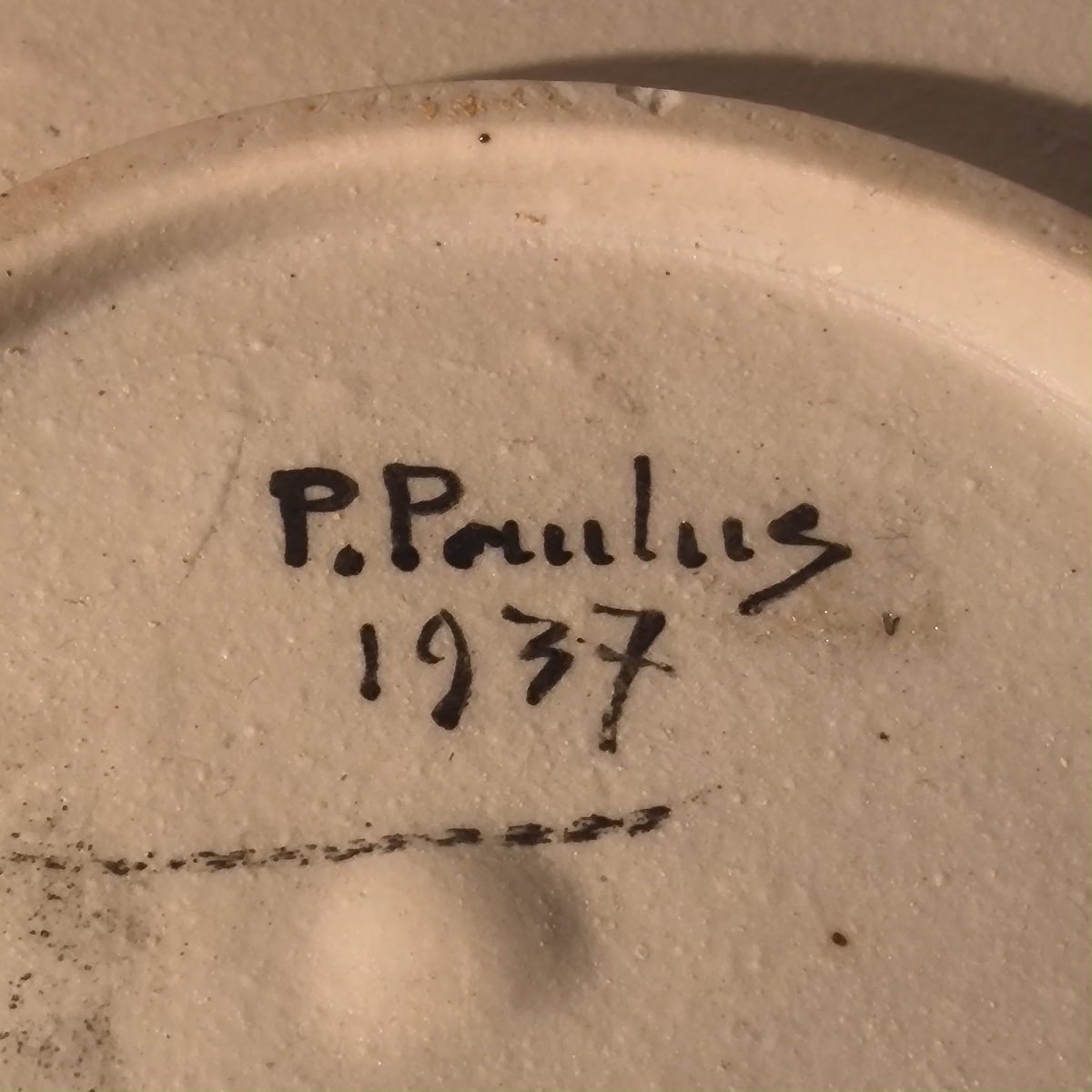 PIERRE PAULUS, rare plaque murale 'Antilope' grès Art Déco africaniste, céramique grès de Bouff-photo-5