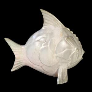 Roger Guerin "Fish" Art Deco - Earthwear Sculpture Grès Salé - Circa 1925/1930