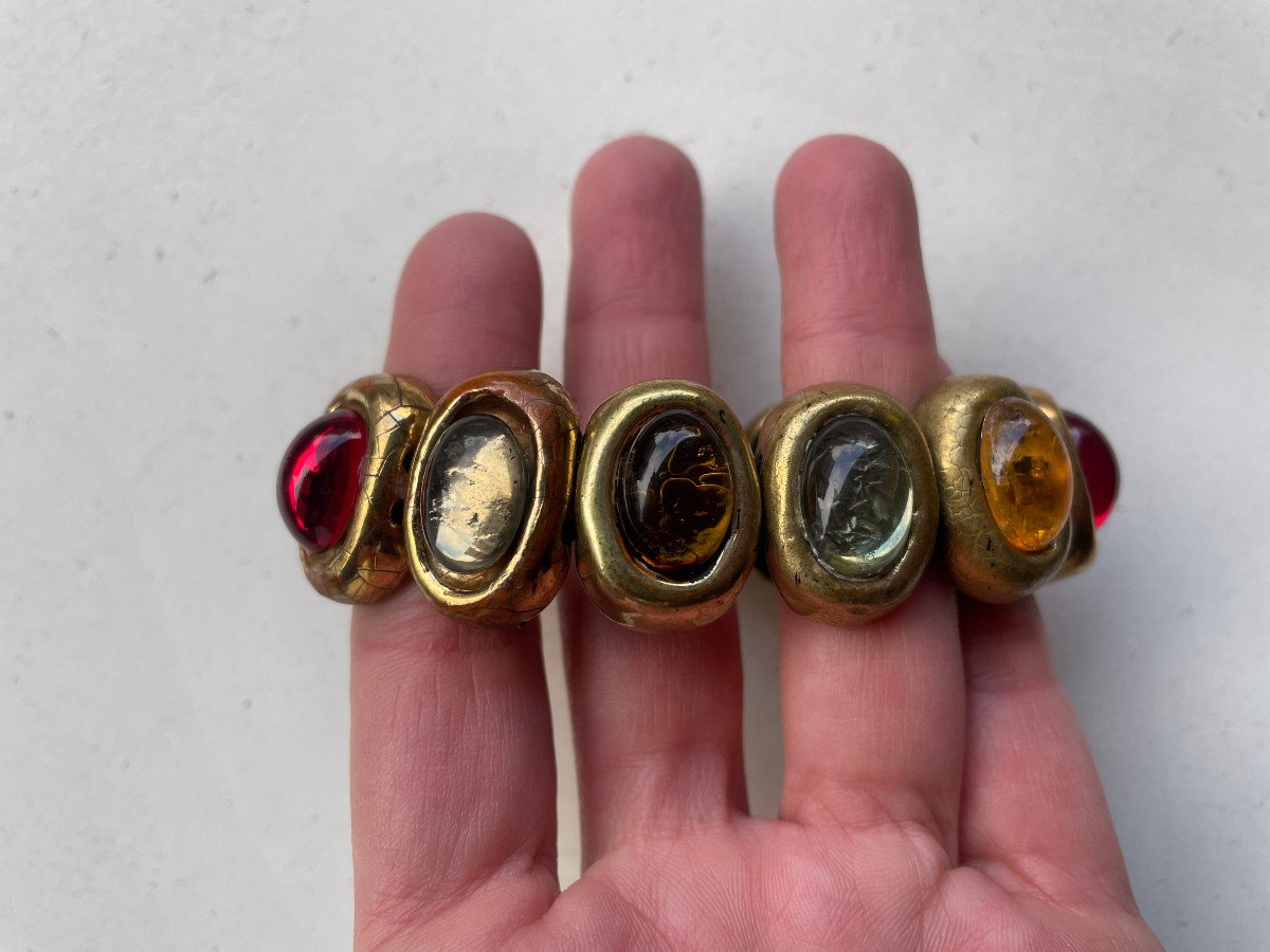 Mithé Espelt Bracelet En Terre  émaillée, Or Craquelé-photo-1