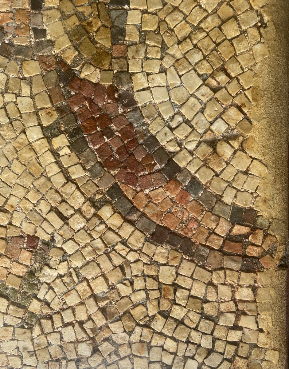 Mosaîque byzantine V-VIIe siècle montée en table-photo-3