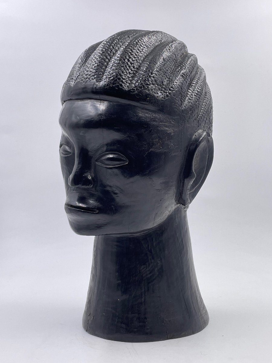Ernest Wijnants (1878-1964) - Head Of A Man In Ebony Circa 1930