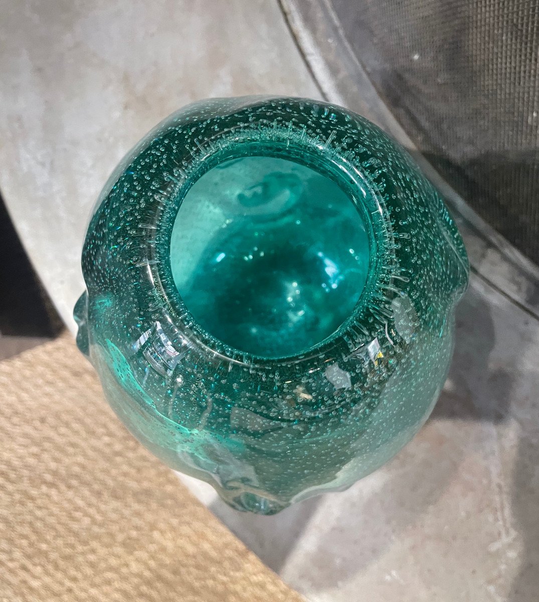 Proantic Veronese Murano Vase Signed Circa 1949