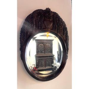 Carved Wood Mirror 1925