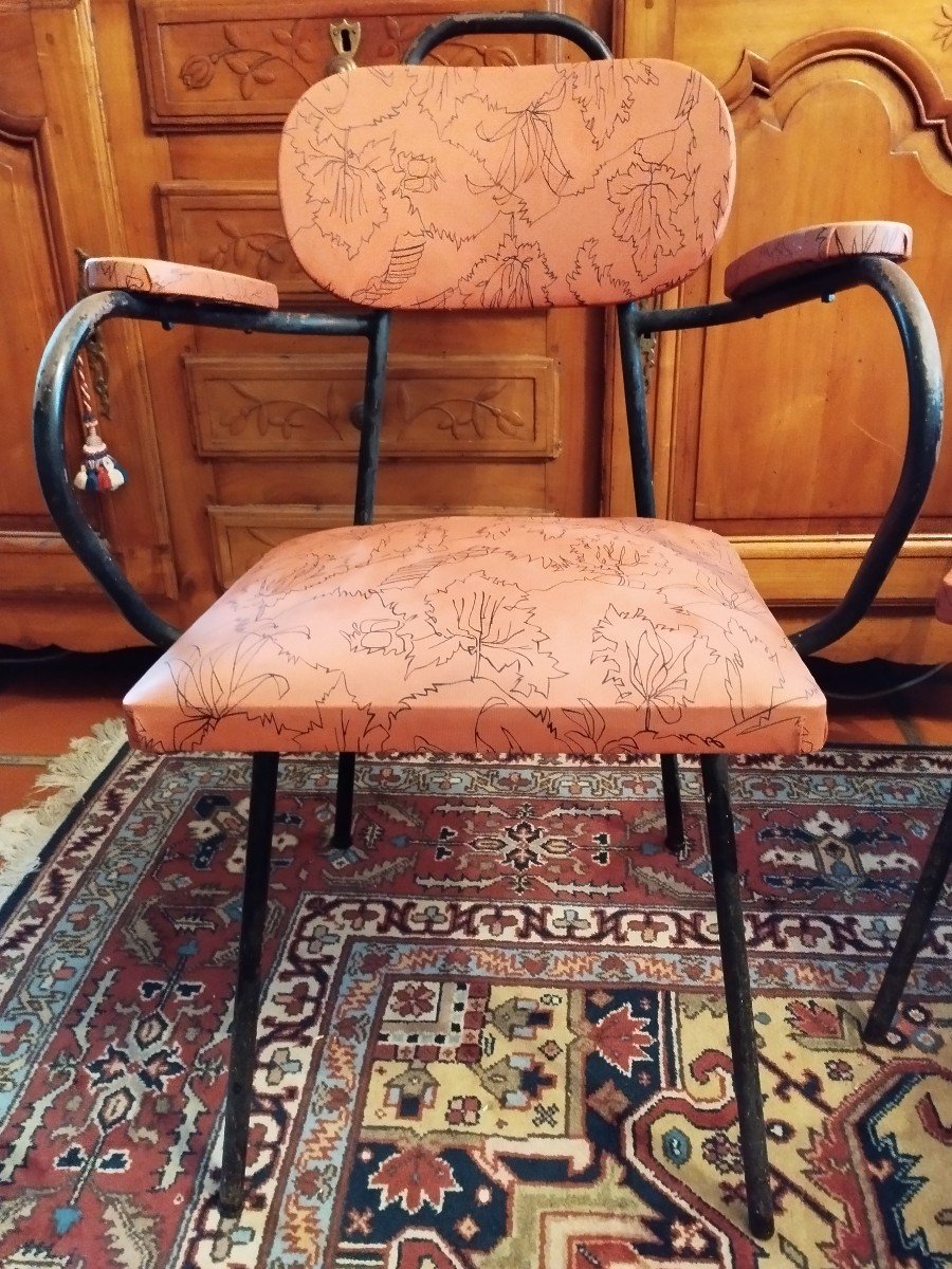 Maj Armchair And Chair 1950 Period-photo-2