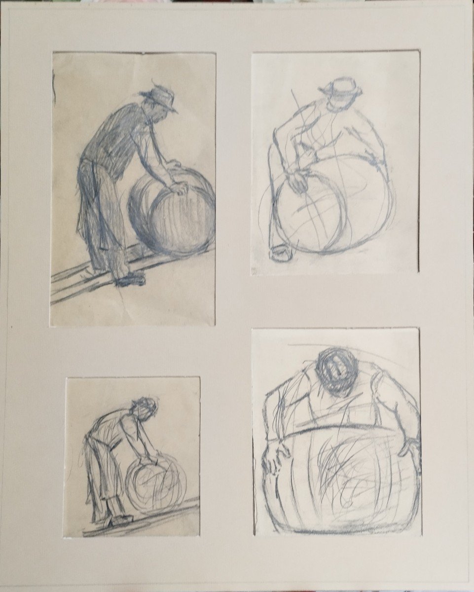 Berthe Marx: “4 Vignettes Of The Coopers” Lead Mines Circa 1940