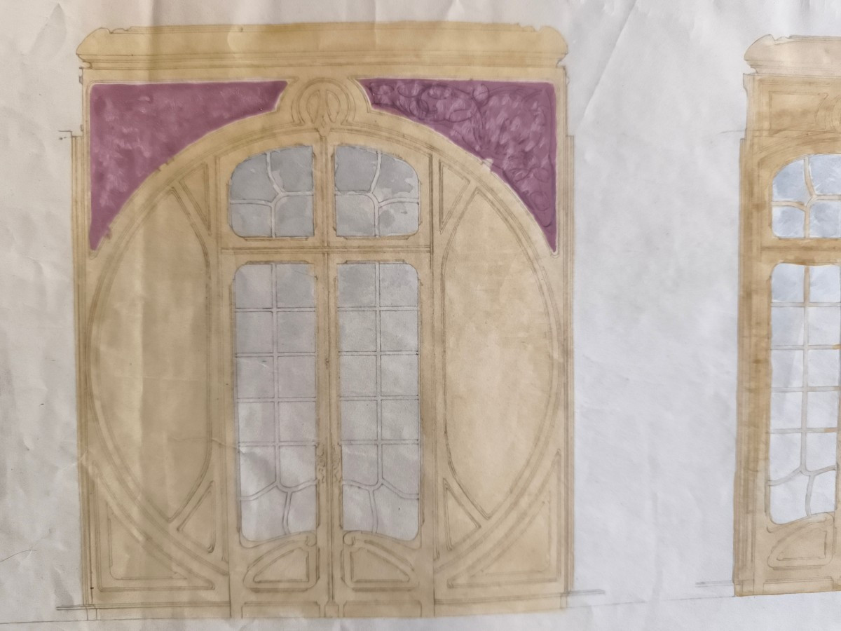 "interior Design On Rue Malzeville In Nancy." Drawing-photo-1