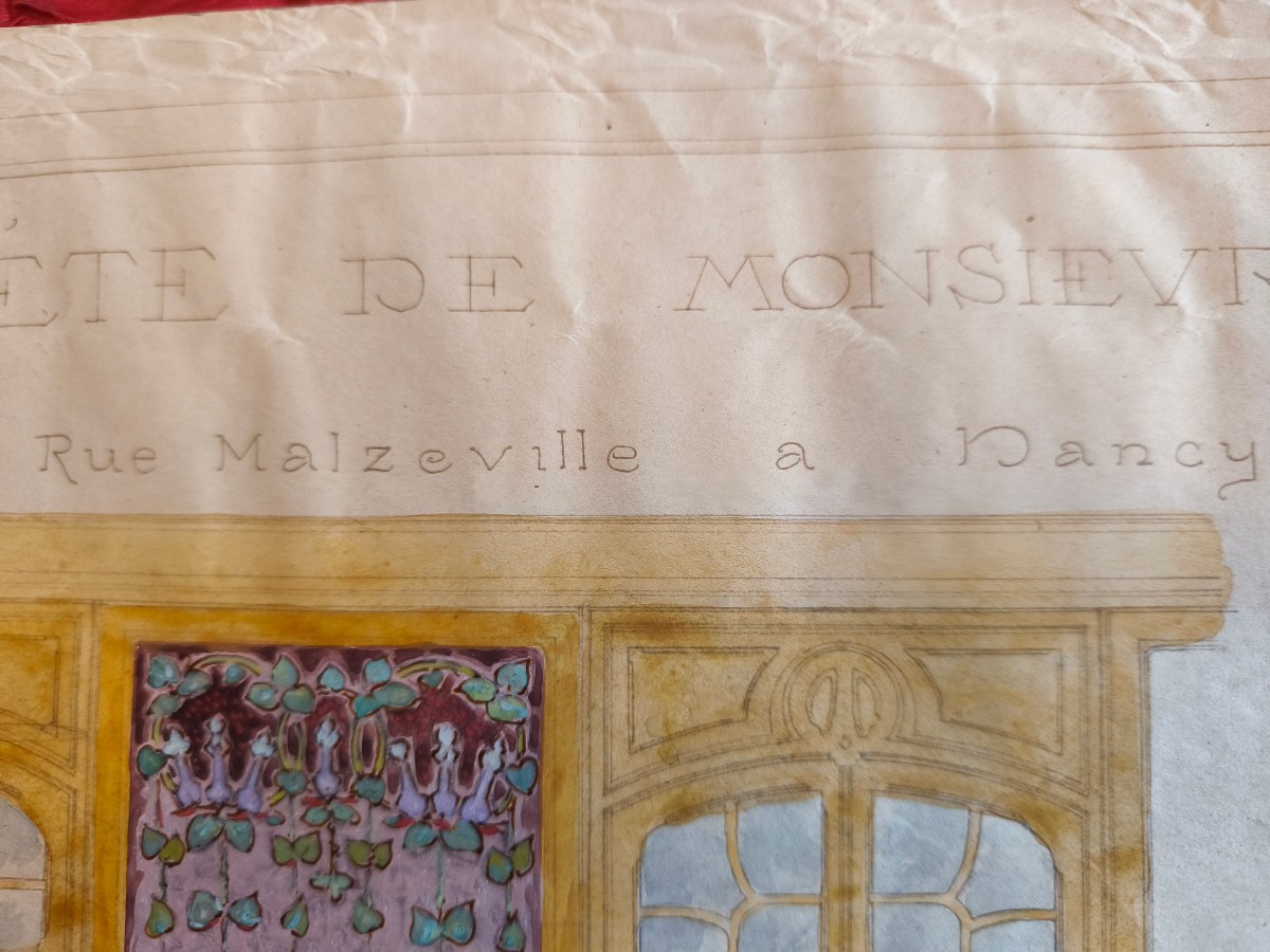 "interior Design On Rue Malzeville In Nancy." Drawing-photo-4