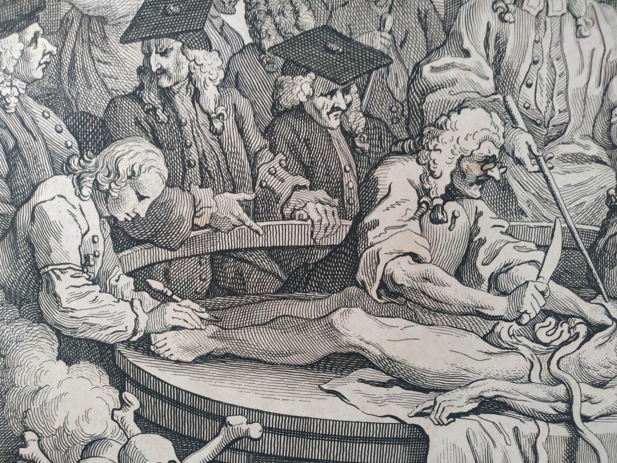 Gravure Par William Hogarth En 1751.-photo-2