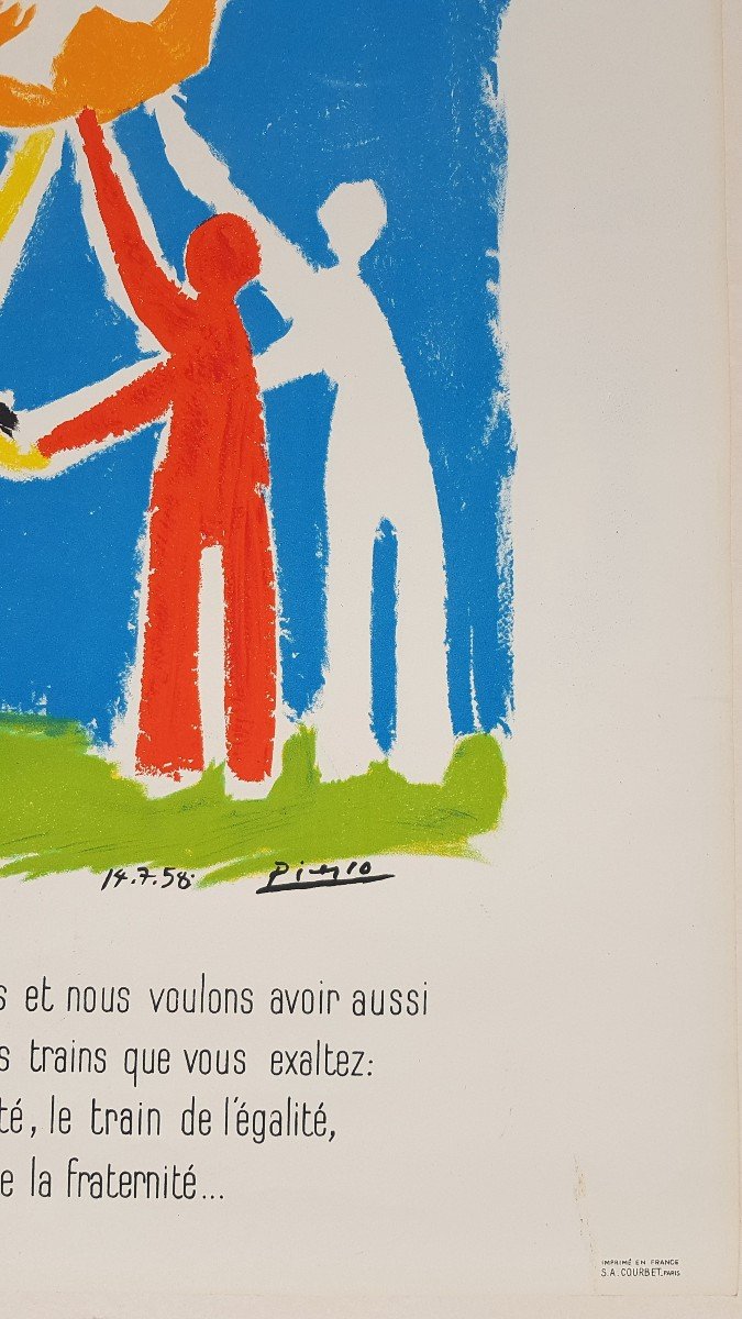 Pablo Picasso  Affiche Pr&eacute;sence Africaine 2e congr&egrave;s des &eacute;crivains et artistes noirs 1959-photo-4