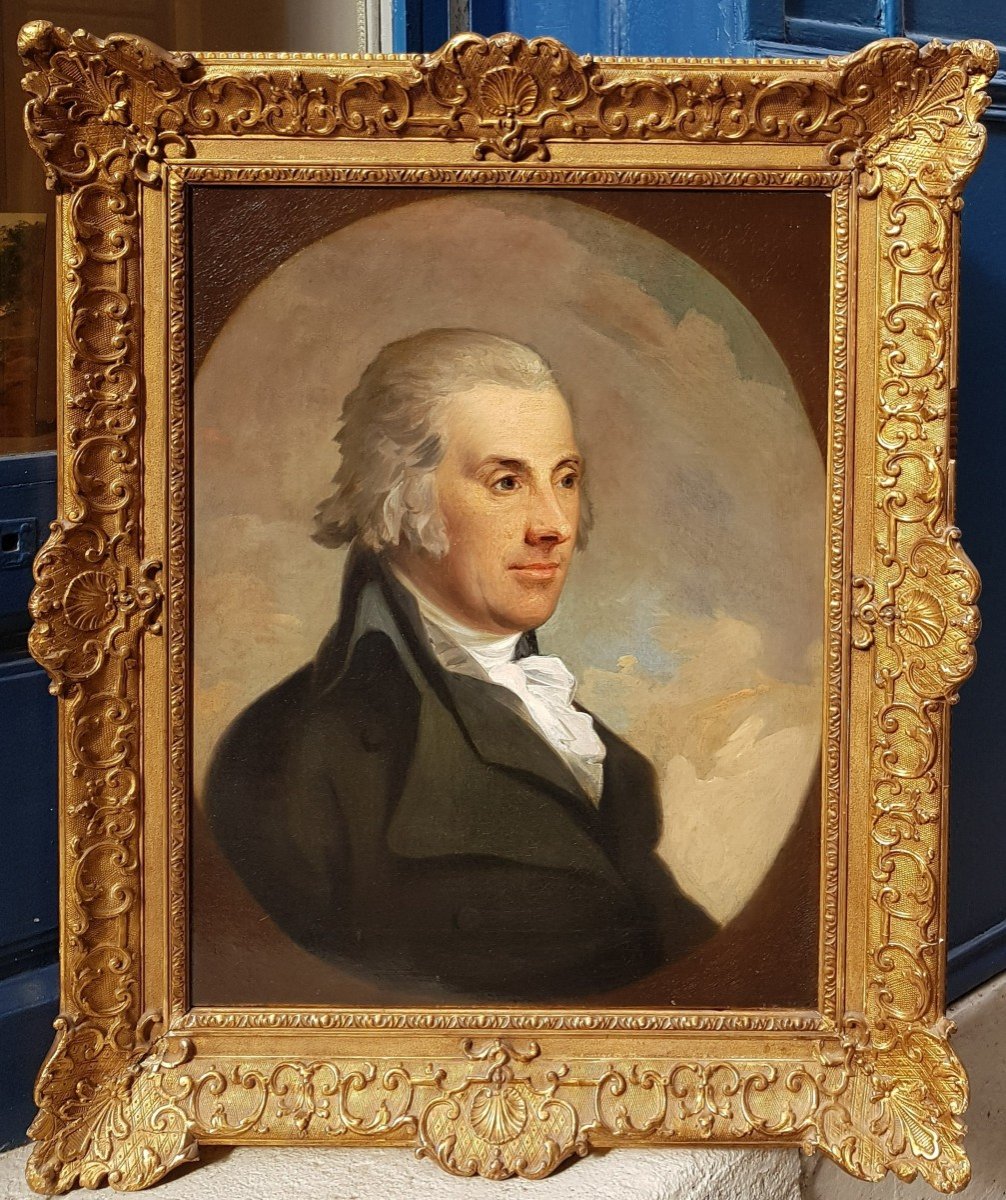 Anton HICKEL (1745-1798) Portrait de Lord Eliot Pringle-photo-1