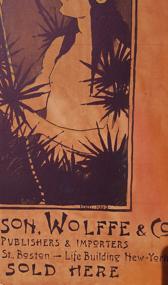 Ethel Reed (américaine, 1874-1912) The White Wampum-photo-4