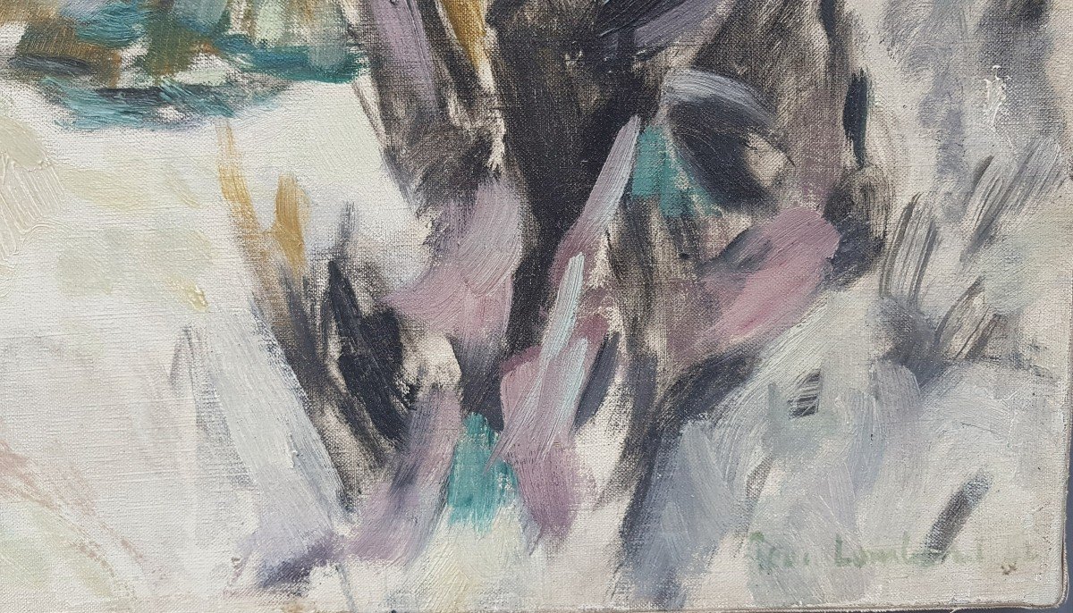 Jean Lombard (1895-1983) Landscape In Provence-photo-2