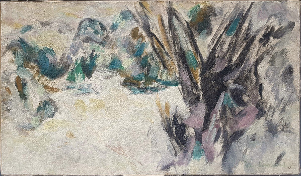 Jean Lombard (1895-1983) Paysage en Provence