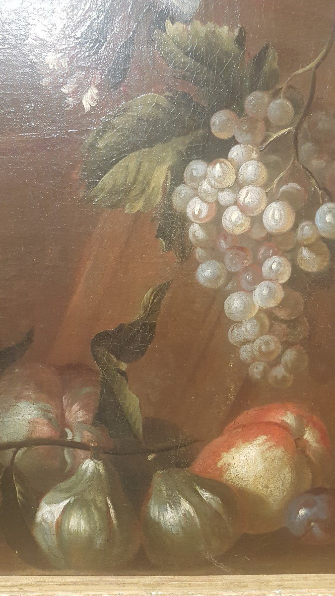 Pieter III Casteels (1684-1749) Still Life Of Fruits And Flowers-photo-2