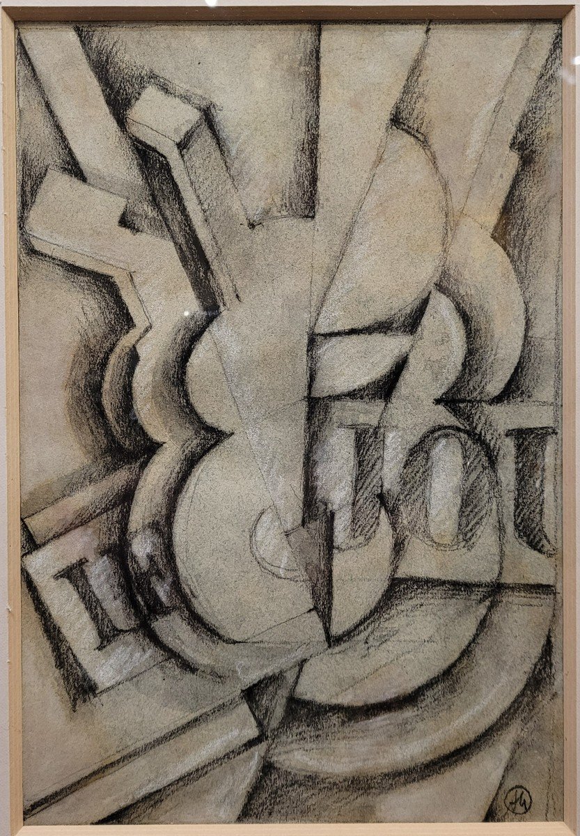 Albert Coste (1895-1985) Composition Cubiste