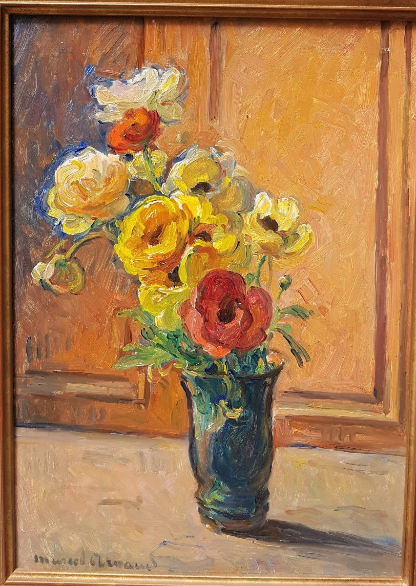 Marcel Arnaud (1877-1956) Vase Of Flowers