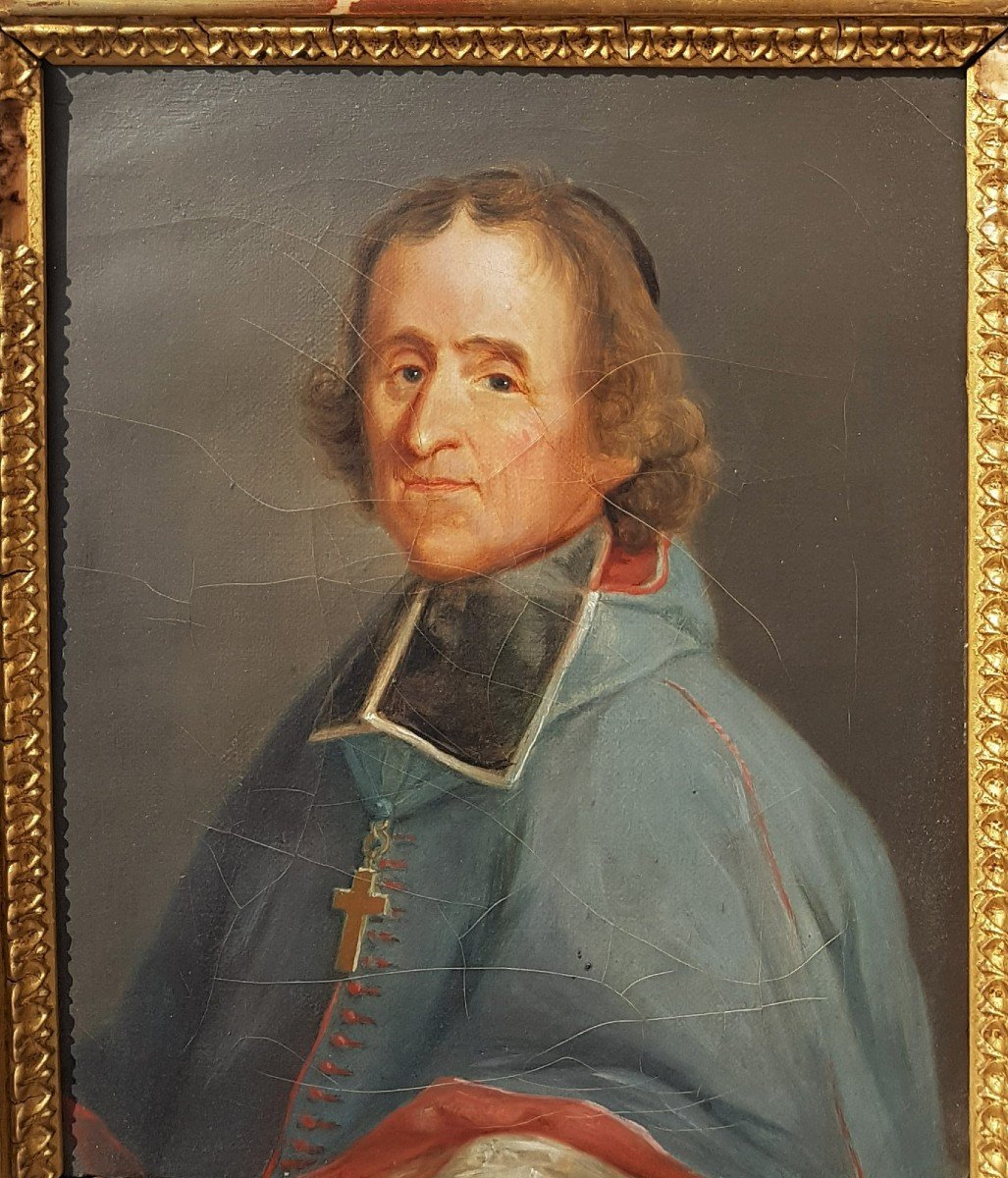 Denis Bonnet (1789-1877) Portrait de François de Salignac de la Motte Fénelon-photo-2