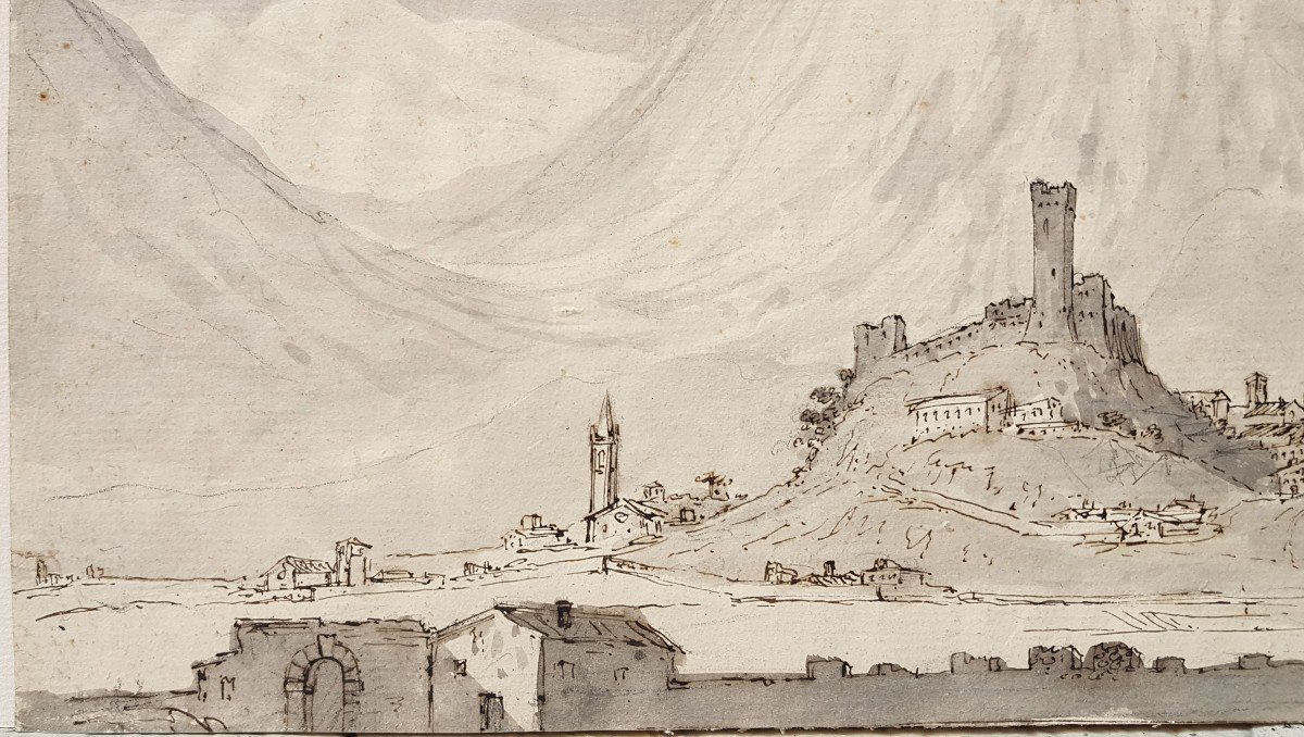 Ecole Italienne 18e Château de Saint-Germain Montjovet Val d'Aoste-photo-4