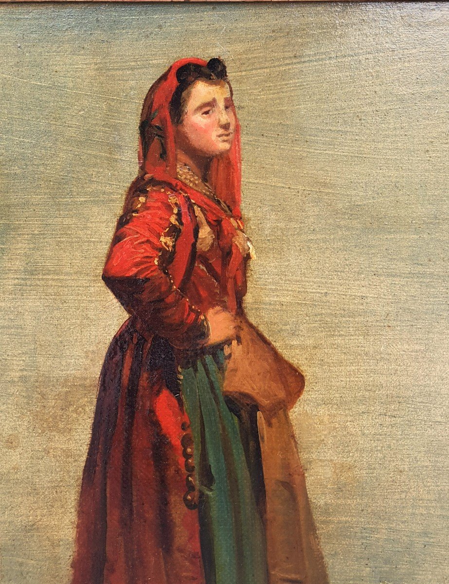  Léopold Robert (1794-1835) Young Italian Woman  -photo-3