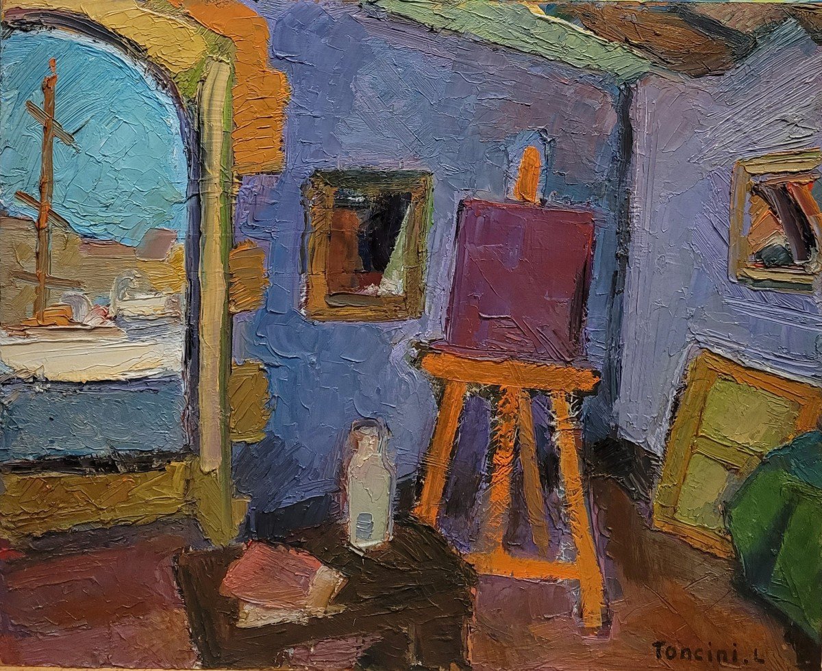   Louis Toncini (1907-2002) The Quai De Rive Neuve Workshop