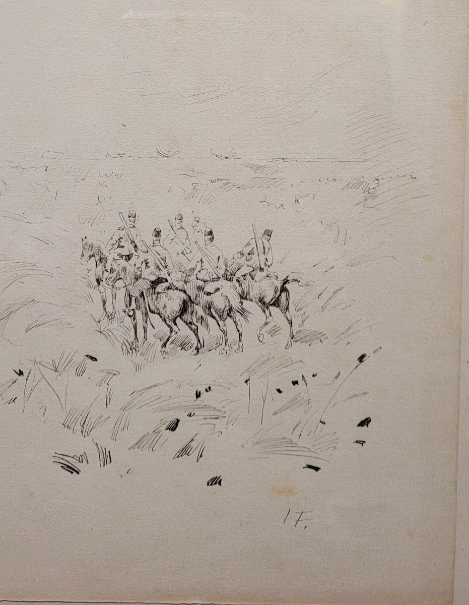 Giovanni Fattori (1825-1908) Soldiers On Horseback