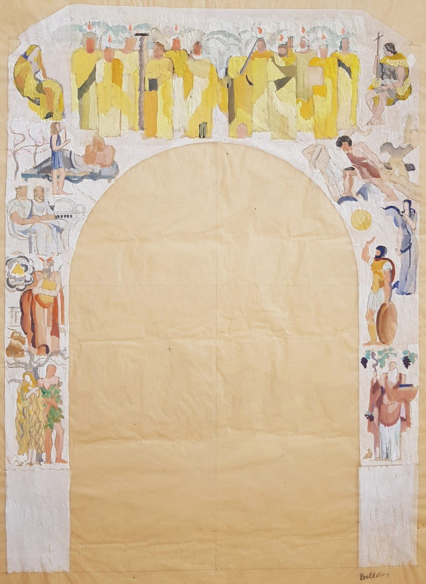 Louis Billotey (1883-1940) Decor Project-photo-2