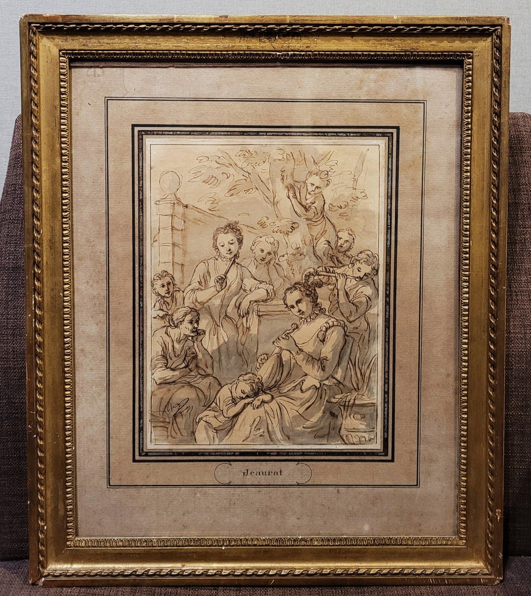 Etienne Jeaurat (1699-1789) Concert In The Garden-photo-4