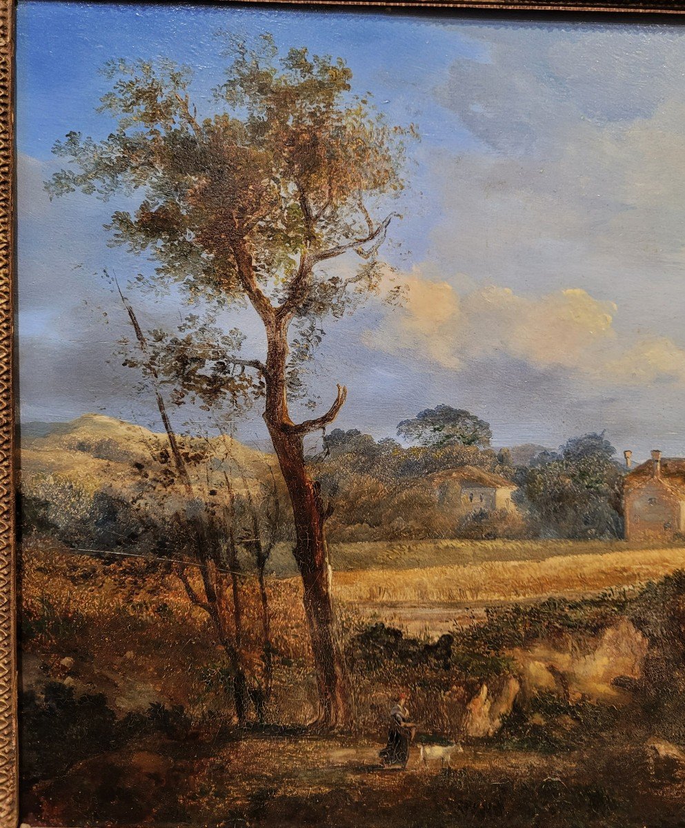 Jean Antoine Constantin d'Aix (1756-1844) Landscape In Italy-photo-3