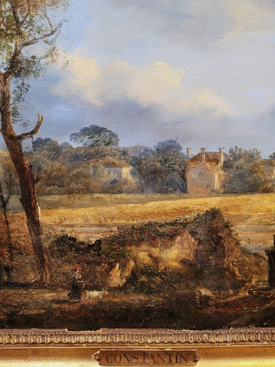 Jean Antoine Constantin d'Aix (1756-1844) Landscape In Italy-photo-1