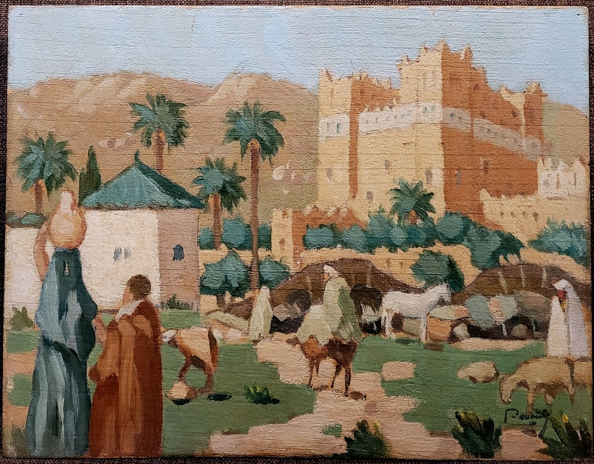 Louis MORERE (1885-1949)  Environs de Marrakech -photo-2