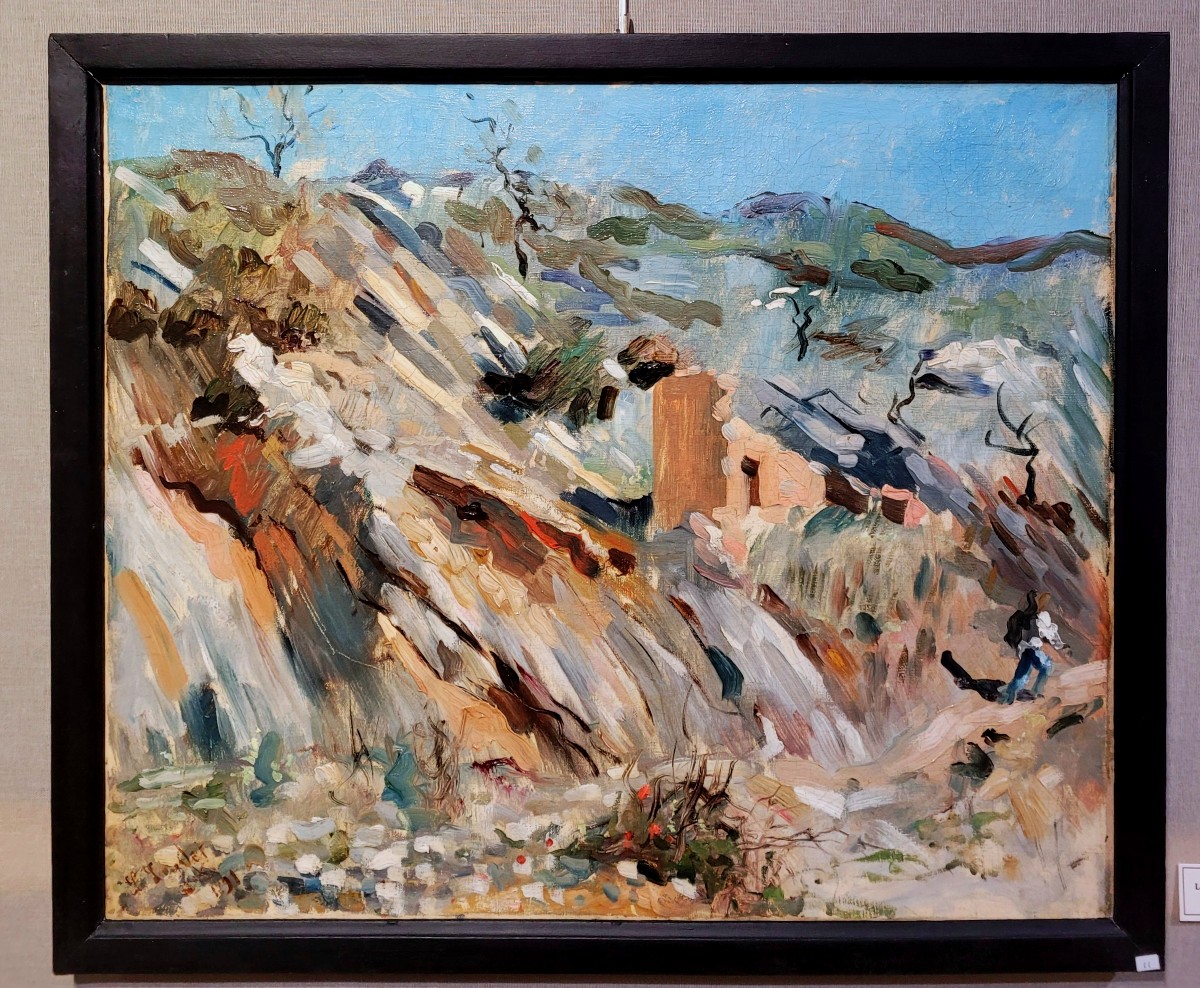 Louis LEYDET (1873-1944)   Paysage vers Aix 