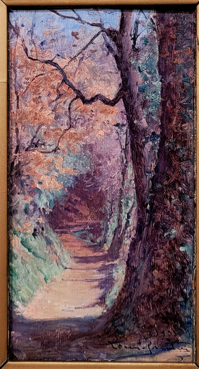   Louis Gautier (1855-1947) Nice, Path, Brancolar District