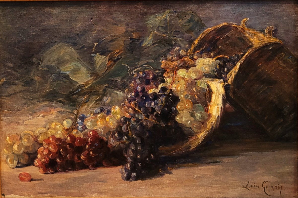 Louise Germain (1874-1939)  Les raisins-photo-2